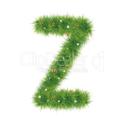 Grass Alphabet A-Z