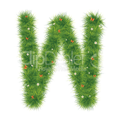 Grass Alphabet A-Z