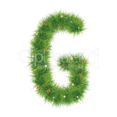 Grass Alphabet A-Z