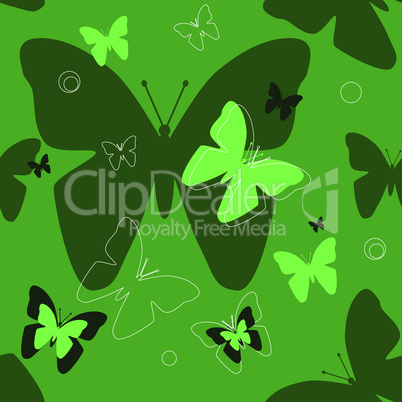 Green butterfly