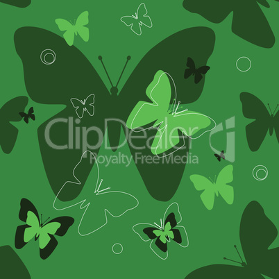 Green butterfly