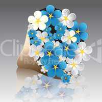 Flower forget-me-not