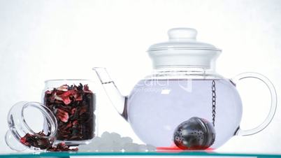 TL red Hibiscus tea