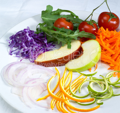 salad ingredient on a plate