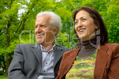 Glückliches Paar im reifen Alter