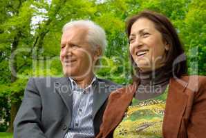 Glückliches Paar im reifen Alter