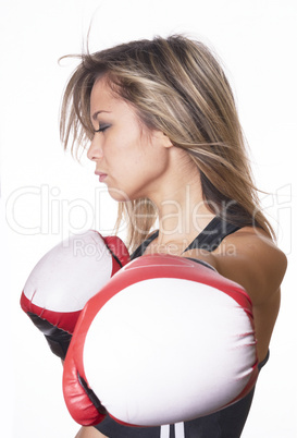Boxing girl Boxing girl