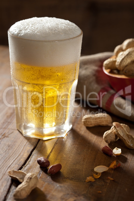 Beer and peanuts