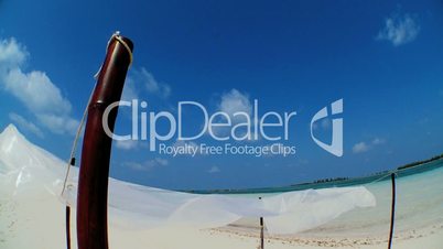 Wide-angle View of Vacation Hammock