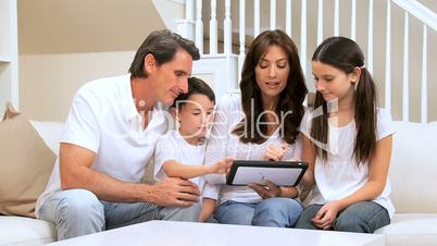 Family Entertainment with Wireless Tablet