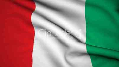 The background of the flag of Italy video