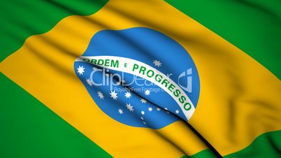 The background of the flag of Brazil video