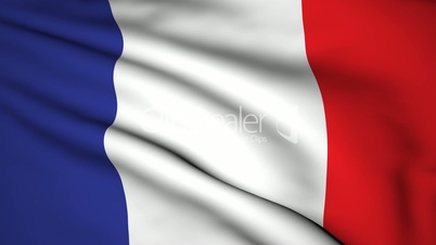 The background of the flag of France video