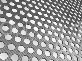 Carbon fibre surface perforated