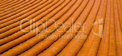 Orange Temple roof