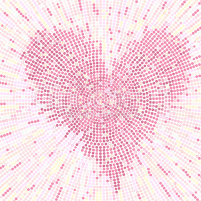 Abstract valentine mosaic background.