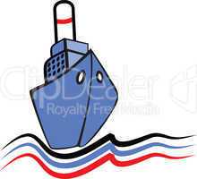 Sailing ship emblem
