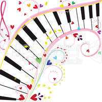 Piano keyboard