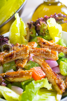 sesame chicken salad