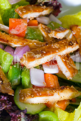 sesame chicken salad