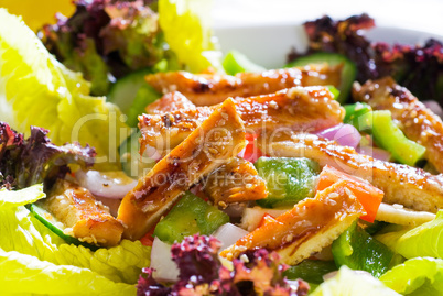 sesame chicken salad