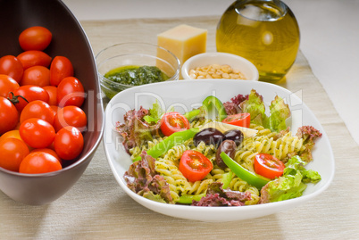 italian fusilli pasta salad