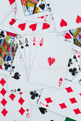 Playing cards background