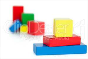 Children's wooden blocks