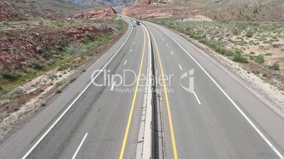 Desert highway traffic timelapse fast HD 9198