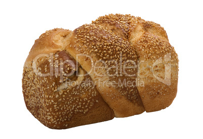 loaf of  fresh wheat  bread