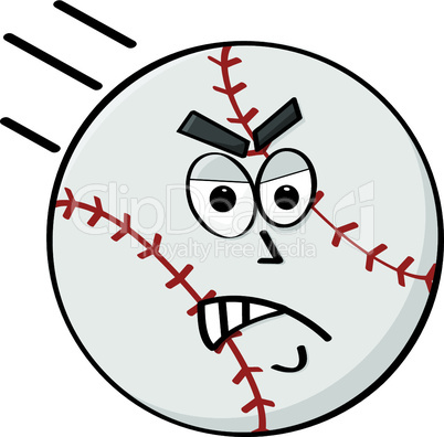 Angry baseball
