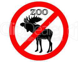 Elch im Zoo verboten