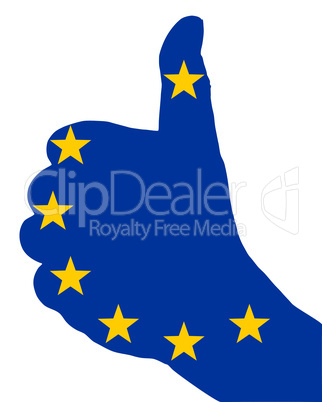 Europäisches Handzeichen