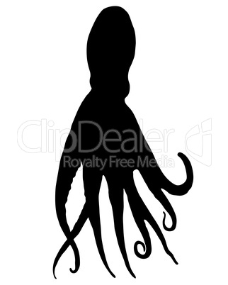 Oktopus Silhouette