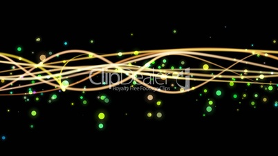 Abstract background particles video. Alpha Channel is included