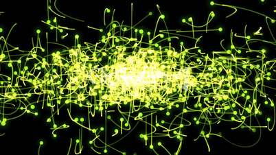 Abstract background of space with particles video