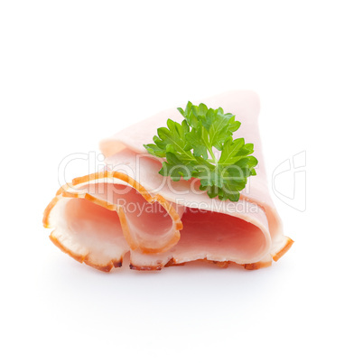 eine Scheibe Krustenbraten / a slice of ham with crackling