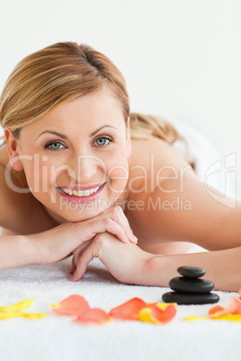 woman enjoy wellness