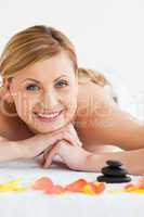 woman enjoy wellness