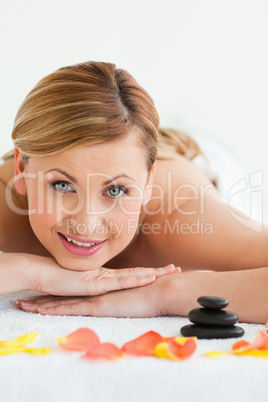 woman enjoy wellness