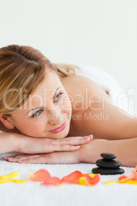 woman enjoy wellness