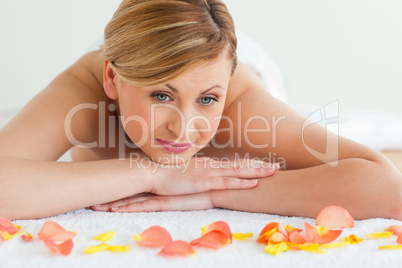 woman enjoy wellness