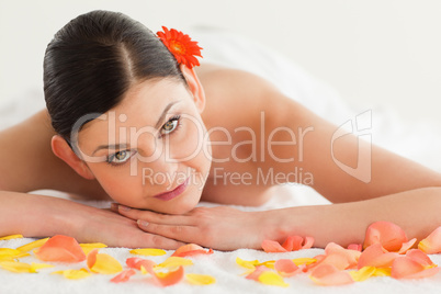 woman enjoy wellness