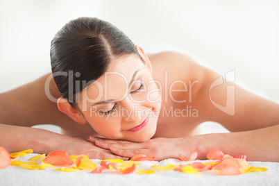 woman enjoy wellness