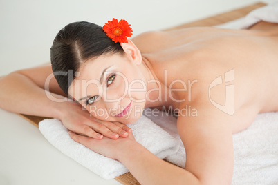 woman enjoy wellness