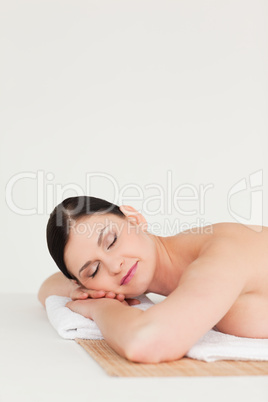 woman enjoy wellness