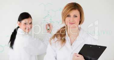 female scientist