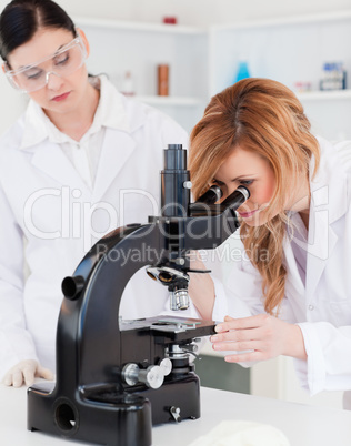 female scientist