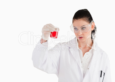 Female scientist