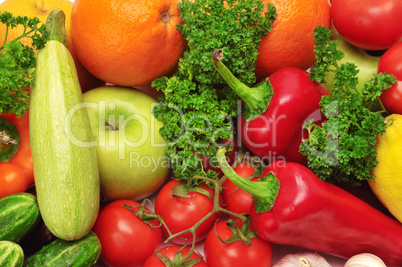 fruits and vegetables